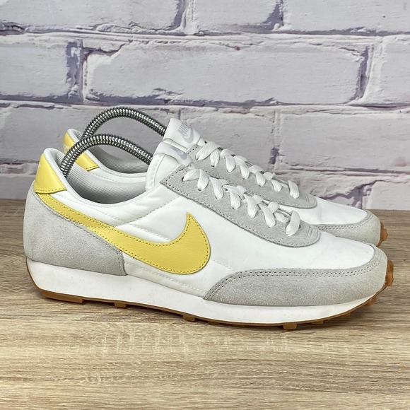 Nike Shoes - Nike Daybreak Summit White Gray Fog Yellow Retro Sneakers
